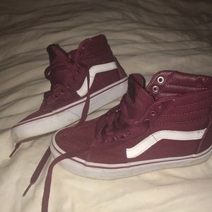 VANS SK8 Hi  5.5 in Burgundy ****FINAL MARKDOWN ❤️